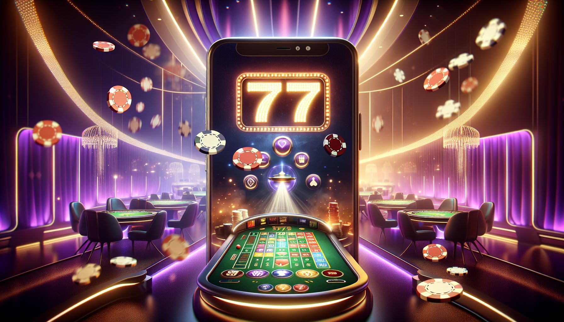 Mobile user in Bangladesh enjoying live casino action through the 7U7 app