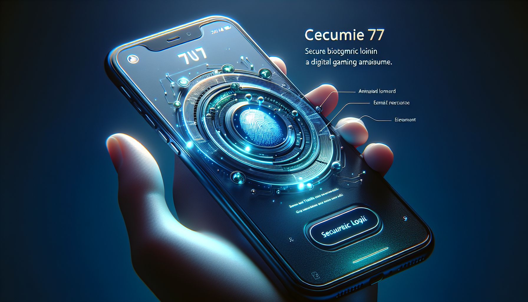 User securely signing into the 7U7 platform with a smartphone in Bangladesh